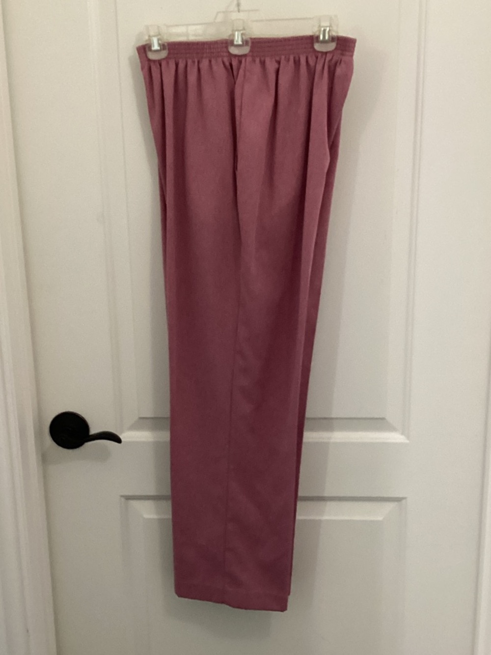 Alfred Dunner Women's Mauve / Dusty Rose Pink Trousers Size 8